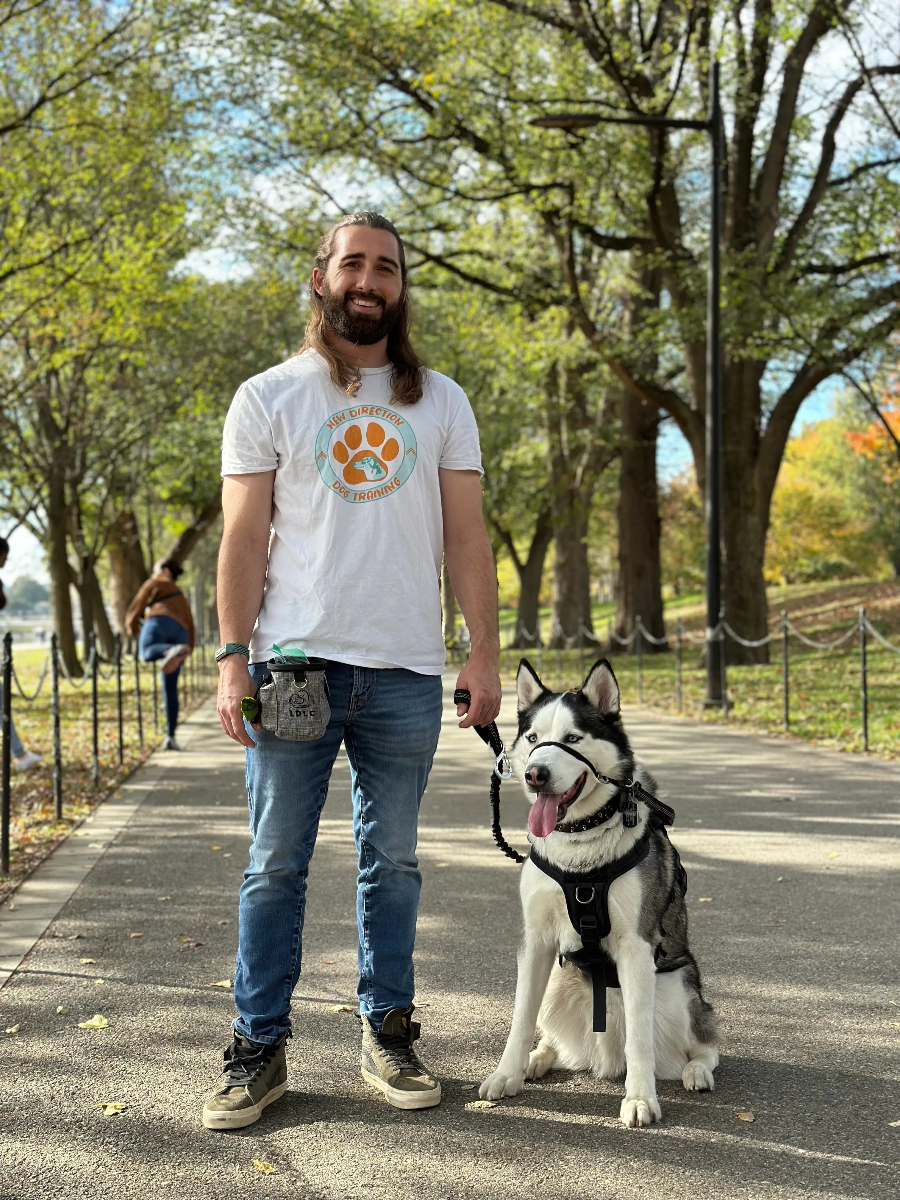 Brady Foulk, founder and head trainer at New Direction Dog Training